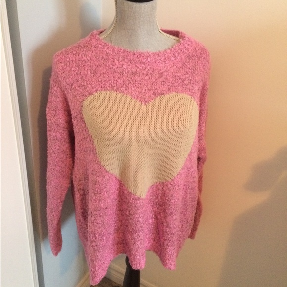 💖Kawaii barbie pink heart sweater 💖 - Picture 2 of 7